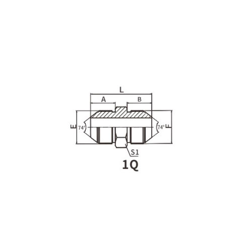 1Q Metric Male 74° kartioistuin