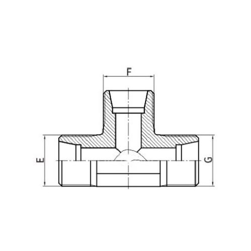 DIN Metric Uros 24°L .T. Tee